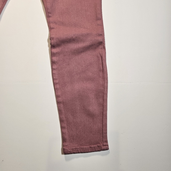 Cosmic Blue Love Cargo Pants Jeans Women Size 27 Plum Rose Comfort Stretch - Picture 5 of 11